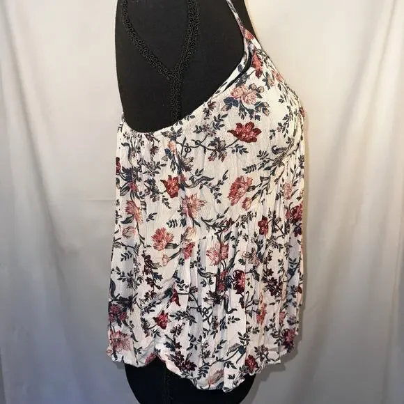 American Eagle Outfitters Floral Cami Tank Top Small – Spaghetti Strap Boho - Picture 4 of 10